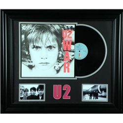 U2 War Vintage Record Album in Custom Frame