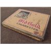 Image 1 : 1950'S OLD GOLD 50 CIGARETTES FLAT TIN CASE