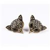 Image 1 : Darling Fox Bronze and Crystal Earrings
