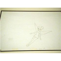 Disney Tinker Bell Orig Drawing Return to Never Land