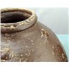 Image 3 : Pair of Old Rustic Pottery Urns Vases Brown