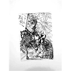 Salvador Dali Posthumous Etching El Cid