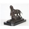 Image 2 : Regal Bronze Sculpture Hunting Dogs