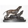 Image 3 : Regal Bronze Sculpture Hunting Dogs