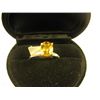 Image 2 : Natural Yellow 1.1 ctw Citrine Solitaire Ring