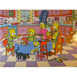 The Simpson at the Dinner Table