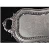 Image 2 : Wide Silver Plated Serving Platter w/Pierced Decoration