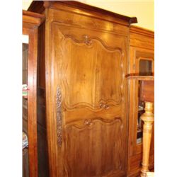 French wedding armoire bonnetiere circa 1800