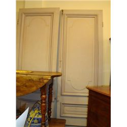 Pair of French Paneled Doors Circa 1850