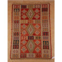 100% handspun wool, mixed with 10% angora; vegetable dye[ Width ƒ