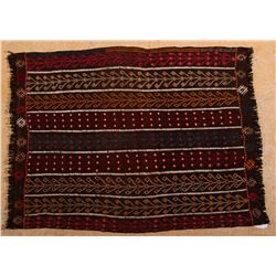 Antique, Rare, Yuruk Kilim, 100% handspun wool, mixed with 10% anƒ