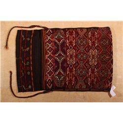 Antique Yuruk Dowry Bag with special hand woven belts, 100% handsƒ