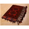 Image 2 : Afghan Bag, 100% handspun wool, mixed with 10% angora, vegetable ƒ