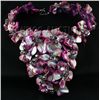 Image 2 : 1678CTW 16" LILAC APERTIF MOTHER OF PEARL NECKLACE META