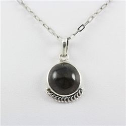 15.ctw Gold Sheen Silver Pendant
