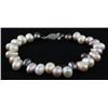 Image 1 : 126.2CTW 9" BLACK-WHITE-PEACH-LAVENDER FRESHWATER PEARL