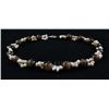 Image 2 : 313.95CTW 18" TIGER EYE FRESHWATER PEARL WITH CORAL NEC