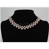 Image 1 : 215.93CTW 12" LAVENDER SIOPAO NECKLACE METAL LOCK PHILI