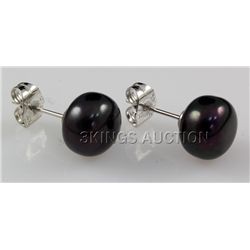 16.39CTW BLACK RICE PEARL EARRING PHILIPPINES