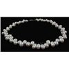 Image 2 : 117.02CTW 9" WHITE FRESHWATER PEARL BRACELET METAL LOCK