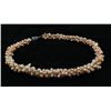 Image 2 : 333.4CTW 18" PEACH RICE PEARL NECKLACE METAL LOCK PHILI