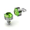 Image 1 : Peridot 2.00ctw Earring 14kt White Gold