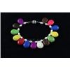 Image 1 : 142.45CTW 7" MULTICOLOR FRESHWATER PEARL WITH TURQUISE