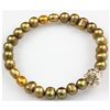 Image 2 : 78.03ctw Natural Rice Freshwater Pearls Bracelet