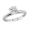 Image 1 : 0.90 ct Round cut Diamond Solitaire Ring, G-H, SI2