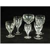 Image 1 : A matched part suite of table glassware, p...