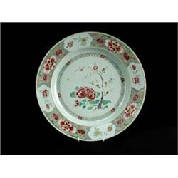 A mid 18th century Chinese famille rose di...