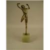 Image 1 : An Art Deco bronze figure of a semi naked ...