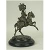 Image 1 : A bronze figure of a Cavalier on horseback...