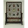 Image 1 : A Chinese pierced hardwood table screen, w...