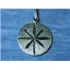 A 9ct gold sand dollar pendant (approx. 19...