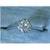 An 18ct white gold diamond solitaire ring ...