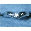 An 18ct white gold diamond solitaire ring ...
