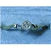 An 18ct gold old cut diamond solitaire rin...