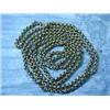 Image 1 : A yellow metal (tests 9ct) belcher chain. ...