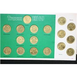 1969 National Soccer Dream Team Commerative Medallions; Lot of 17