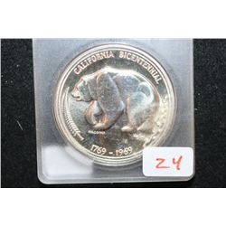 1969 California Bicentennial Medallion-The Golden Land
