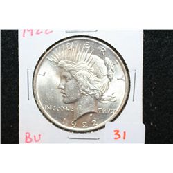 1922 Peace $1; BU