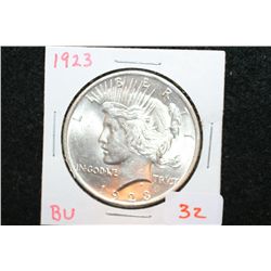 1923 Peace $1; BU