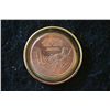 Image 2 : Ronald Reagan Presidential Commerative Medallion; Bronze Center Ringed in Layered 24K Gold
