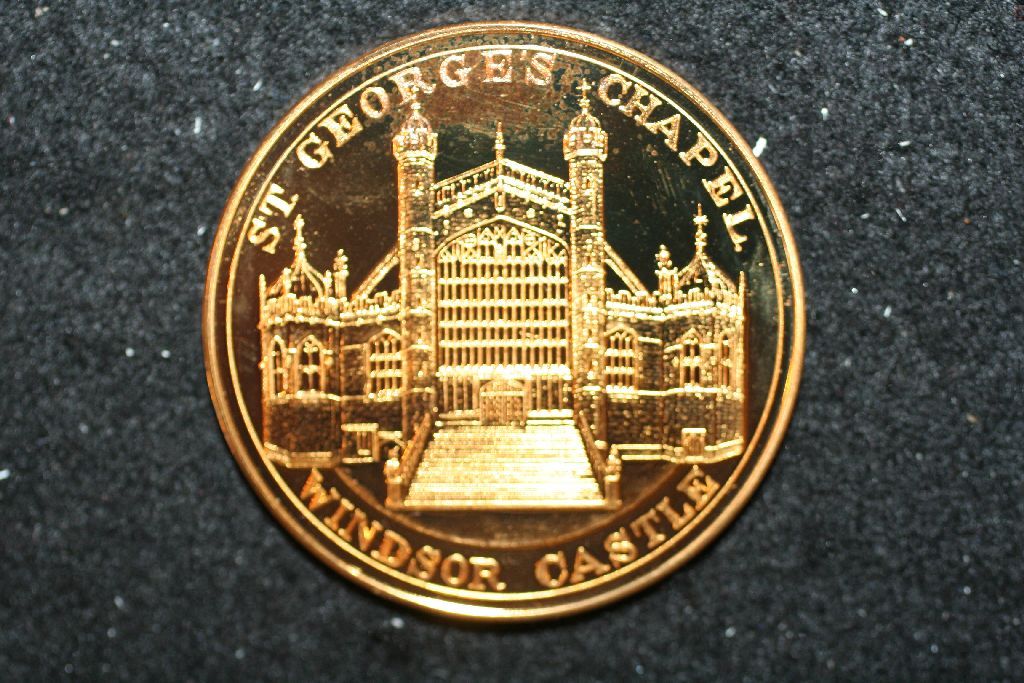 1981 Royal Wedding EditionSt. Chapel Medallion; Solid Bronze