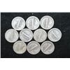 Image 2 : Mercury Dime; Various Dates & Conditions; Lot of 10