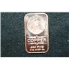 Image 1 : 2012 Copper Ingot; .999 Fine Copper 1 Oz.