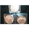 Image 2 : Copper Round; .999 Fine Copper 1 Oz.; Lot of 3 "Indian Head"