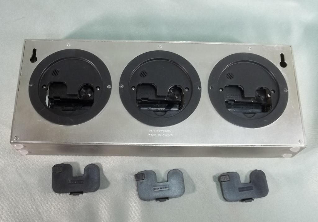 Pottery Barn 3 Time Zone World Clock