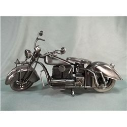 Metal Folk Art Type Desktop Motorcycle